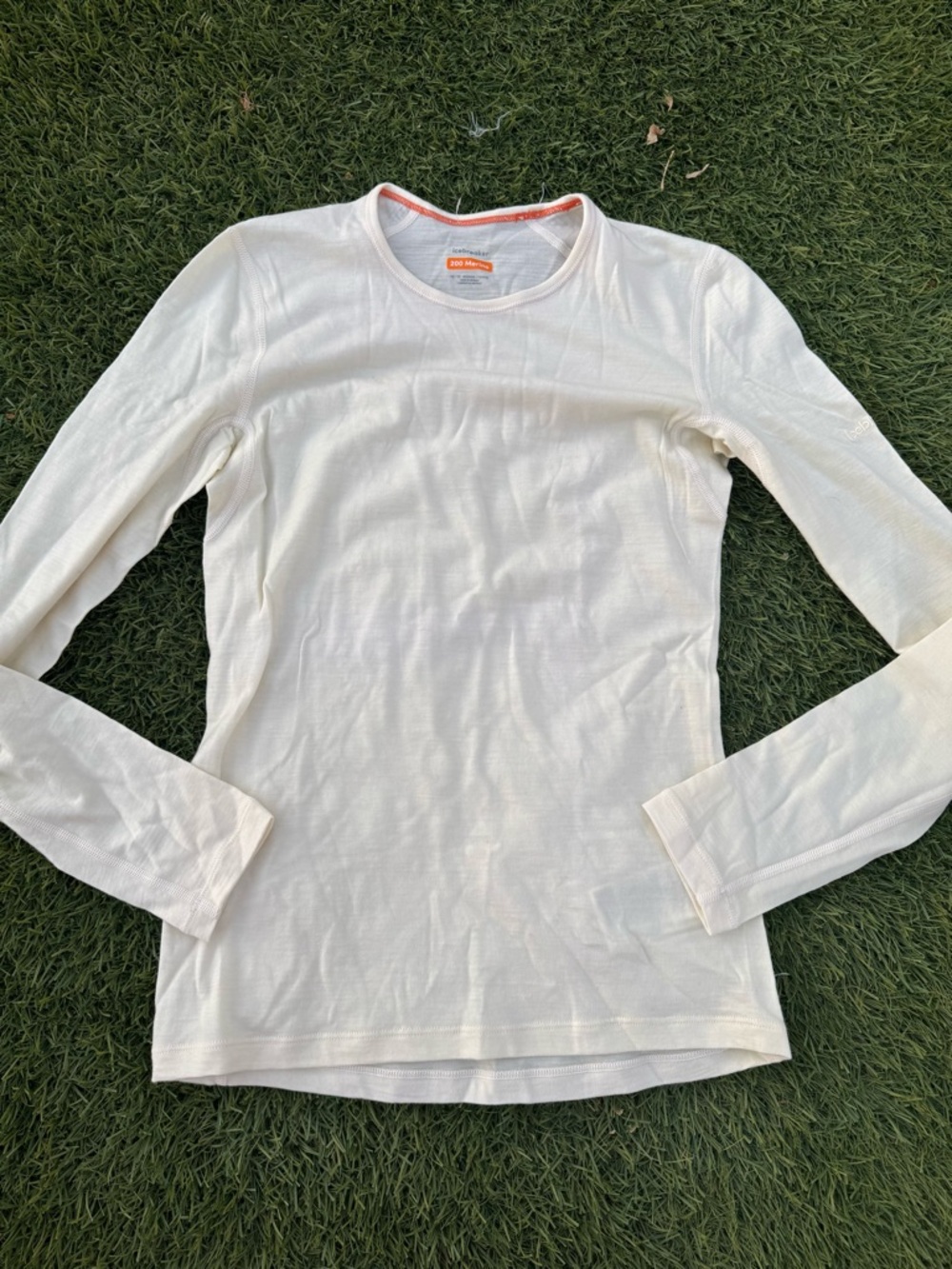 icebreaker Merino 200 Oasis Long-Sleeve Crewe Thermal Top - Women's Undyed XS